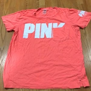 Bright pink t-shirt from Pink